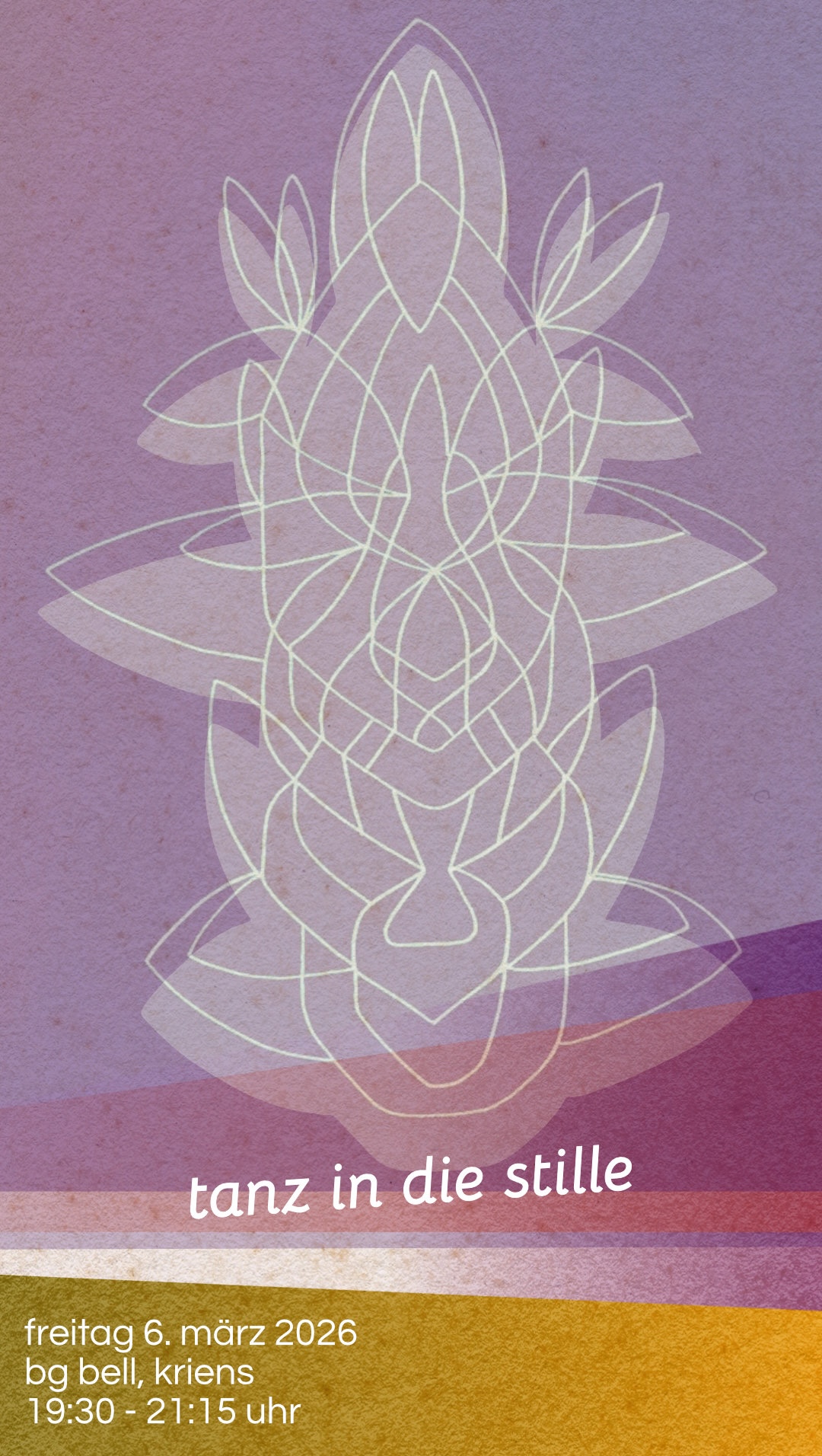 Tanz in  die Stille Flyer 2026